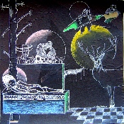 Révolution 5 - pastel et e-mail sur goudron sur bois - 50 x 50 cm - 2008